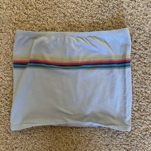 Blue tube top